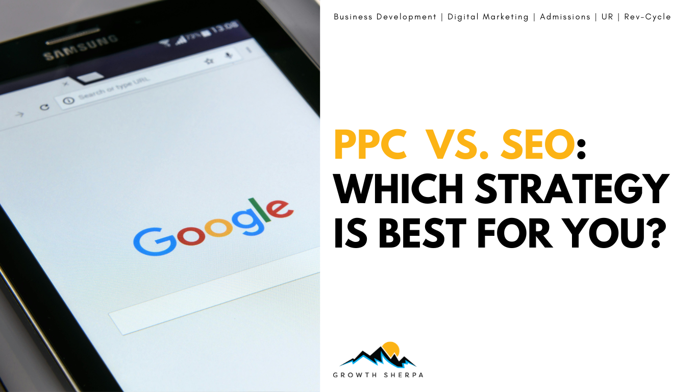 Read more about the article PPC vs. Organic Web Marketing for Drug Rehab Facilities: Which Strategy is Right for You?