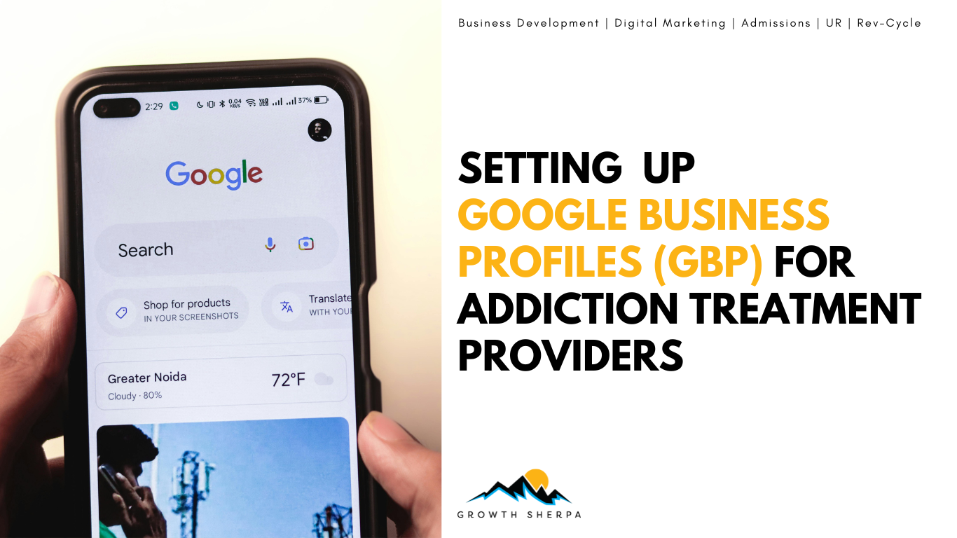 Read more about the article Setting Up Google Business Profile Listings for Drug Rehabs: Strategies to Connect with Organic Searchers