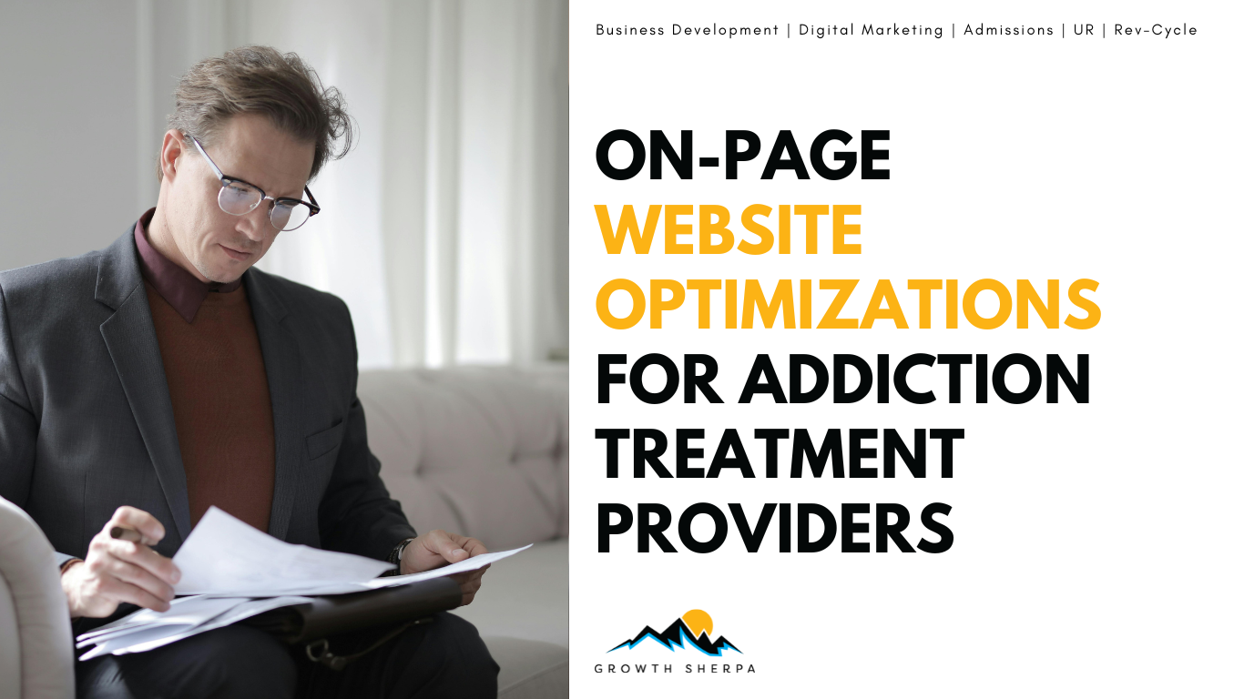 Read more about the article On-Page Optimization for Addiction Treatment Providers