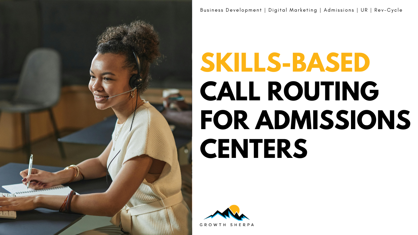 Skills-Based Call Routing for Admissions Centers