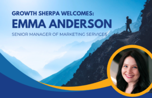 Read more about the article Emma Anderson Joins Growth Sherpa Consulting as Senior Manager of Marketing Services